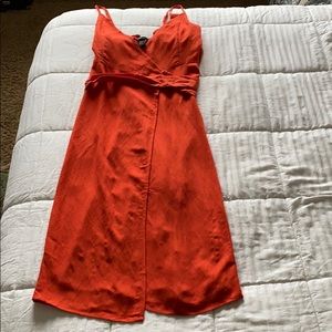 Burnt orange forever 21 dress